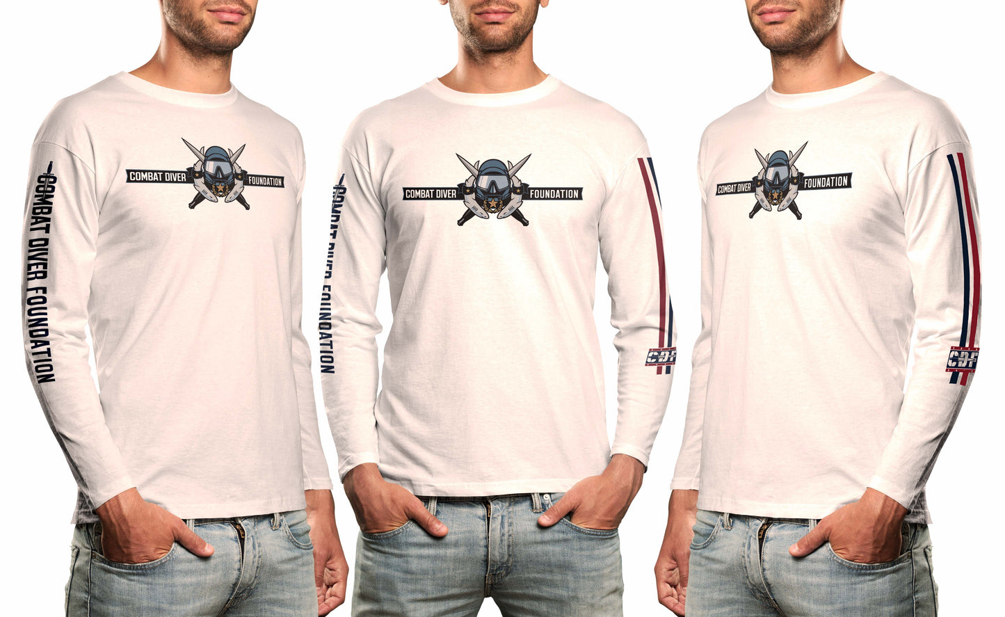 CDF Long Sleeve Logo Shirt (Triblend)